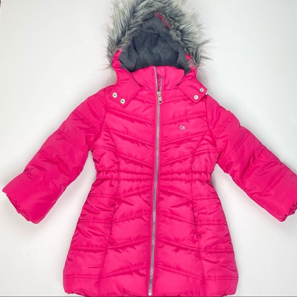 Calvin Klein Other - Calvin Klein Toddler Girls Long Puffer Coat 3T